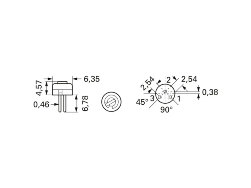 Bourns 3329H-1-503LF cermet-trimmer, lineær 0,5 W 50 k? 240–260° 1 stk