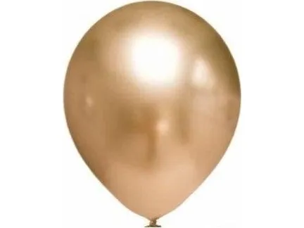 Gull/krom ballonger 30,5 cm 10 stk