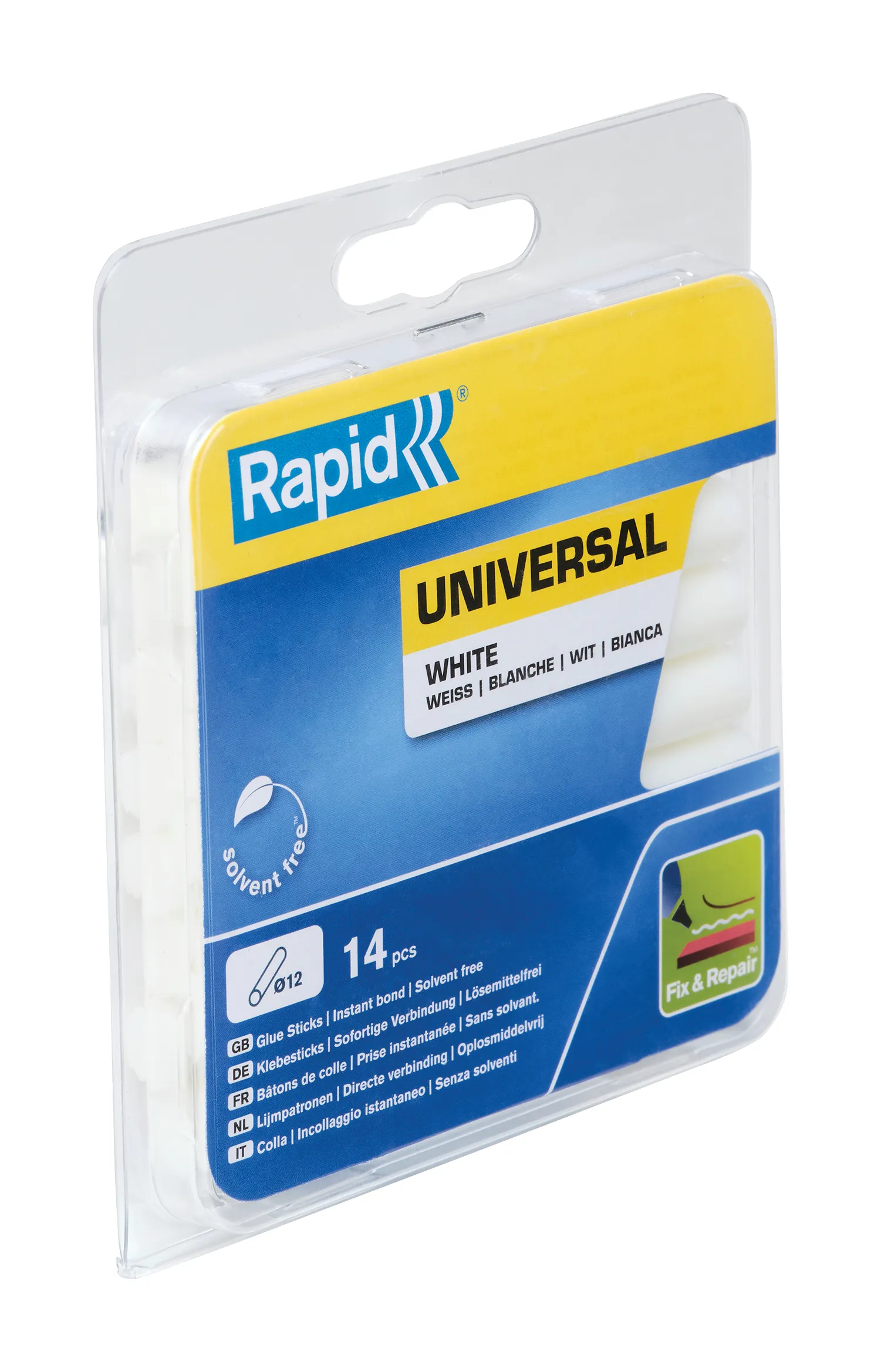 Rapid 40107355, 14 stykker, Blister, 150 g, 135 mm, 118 mm, 19 mm