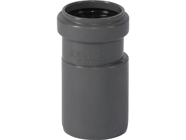 40 x 32 mm grå PP-afløbsreduktion lang model