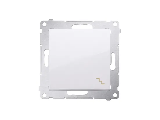 Kontakt-Simon DW6.01/11, Plast, Hvit, IP20, IP44, 250 V, 10 A, 75 mm