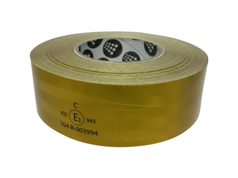IWH konturmerking ECE-104 gul rull 50mx50mm 097617 refleksbånd