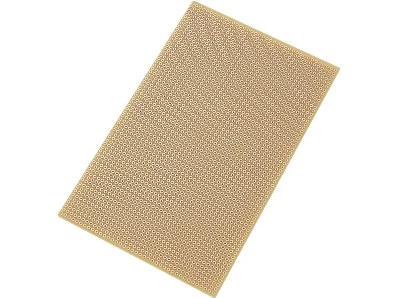TRU COMPONENTS SU527769 Europrintplate, hardt papir (L x B) 16 x 10 cm, 35 µm, rutenett 2,54 mm, 1 stk