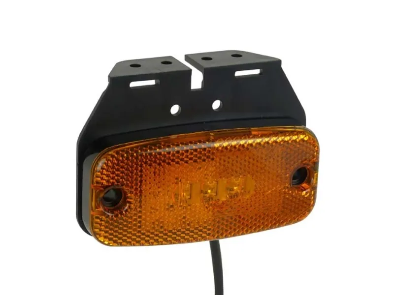 Sidemarkeringslygte orange 110x41x27mm