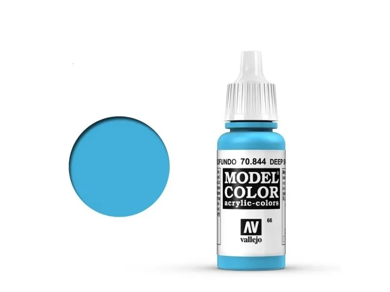 Vallejo 70.844, 17 ml, Blå, Matte, Flaske