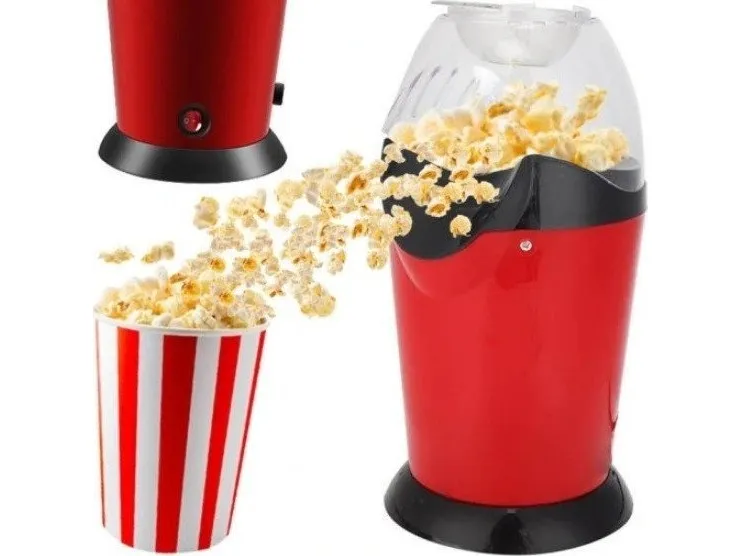 Vega popcornmaskin MASZYNA do POPCORNU hjemmelaget popcorn uten fett