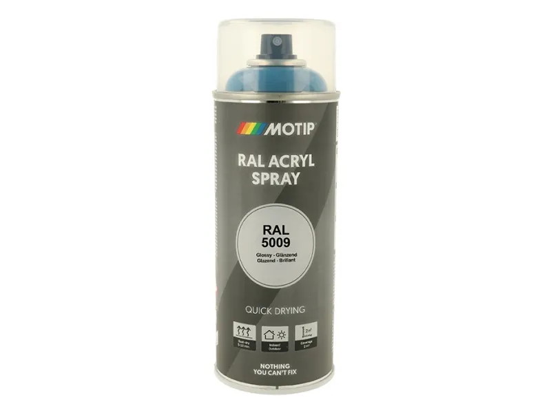 Motip Ral 5009 high gloss azure blue