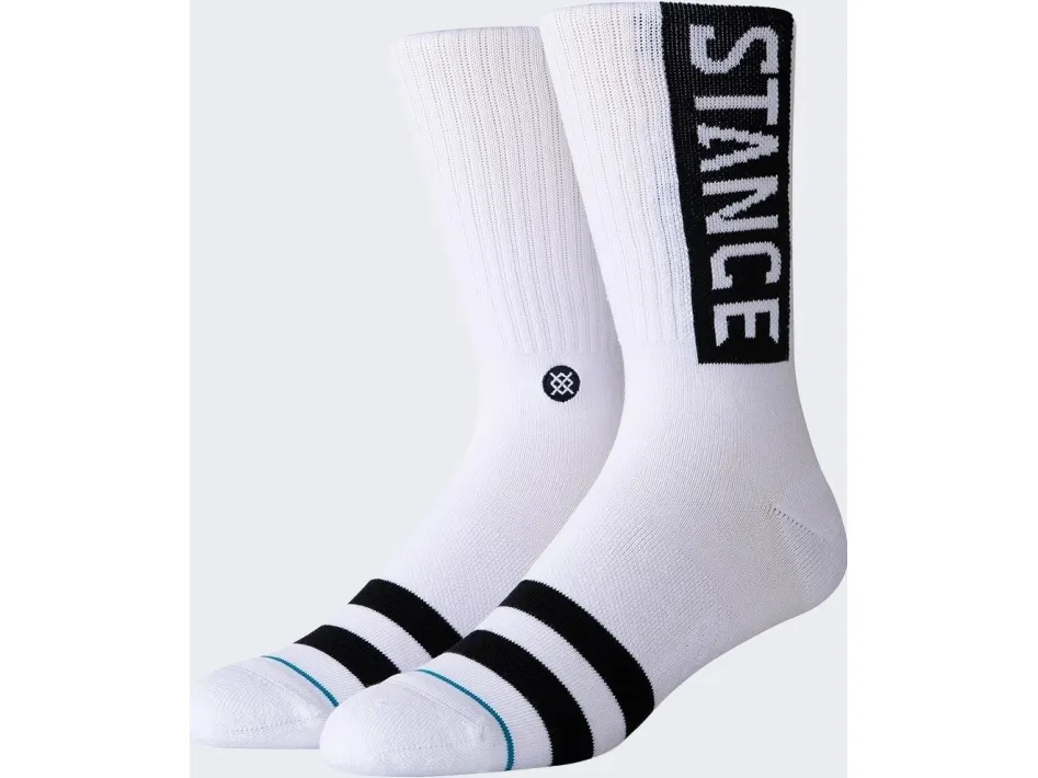 Stance Stance OG Crew Sokker 1 Par Hvit