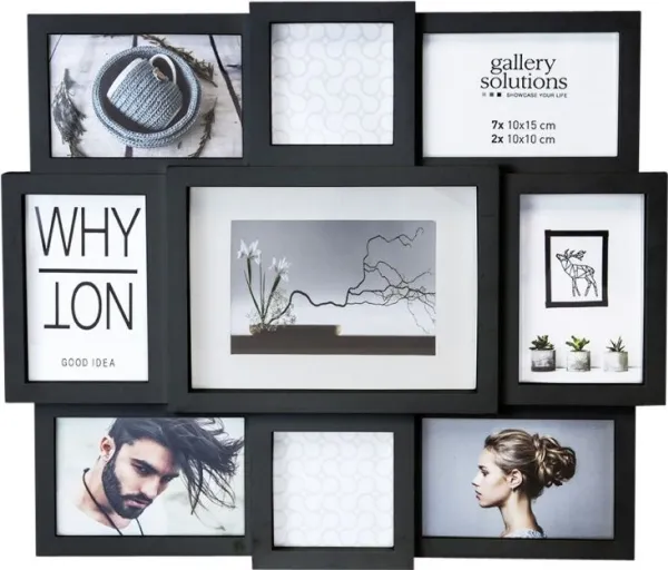 Fotoramme Ramka Nielsen Design Why Not Collage svart (8999334)
