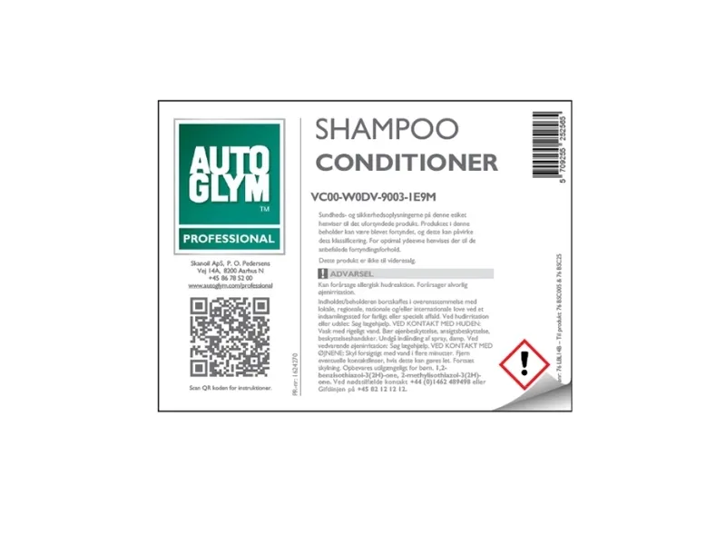 Label Autoglym Shampoo Conditioner nr. 14B