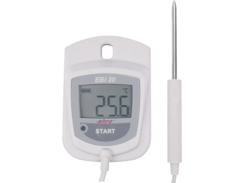 ebro 1601-0047-Z EBI 20-TE1-set temperaturdatalogger, måleområde -30 til 70 °C