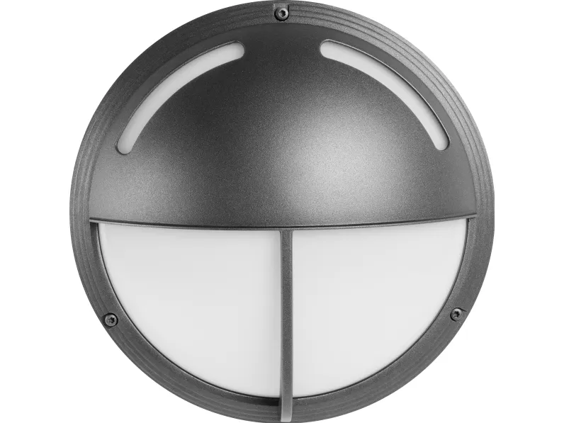 Halvskjerm/spalte/kryss 12W LED 6W-12W, 3000-3500-4000K, RAL7024