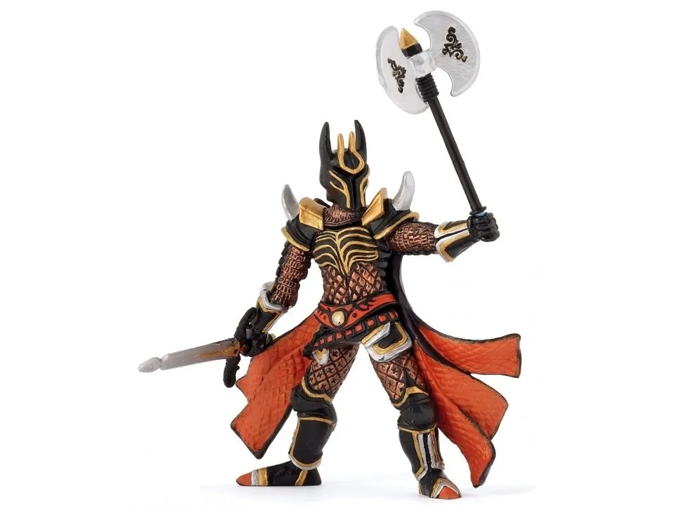 Papo Knight With A Triple Battle Axe, 3 år, Fantasy World, Flerfarget, PVC