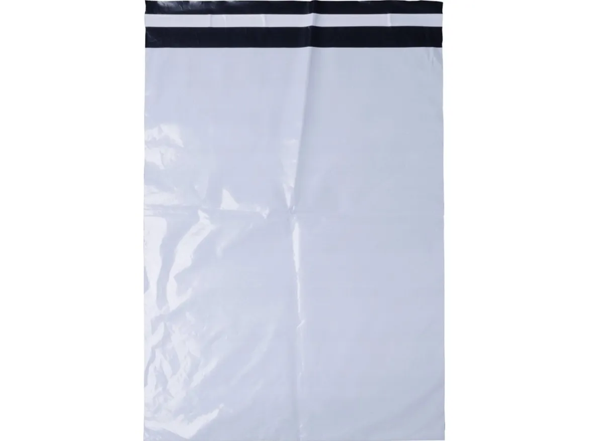 Office Products plastfoliepose OFFICE PRODUCTS, 260x350x40 mm, 100 stk, hvit