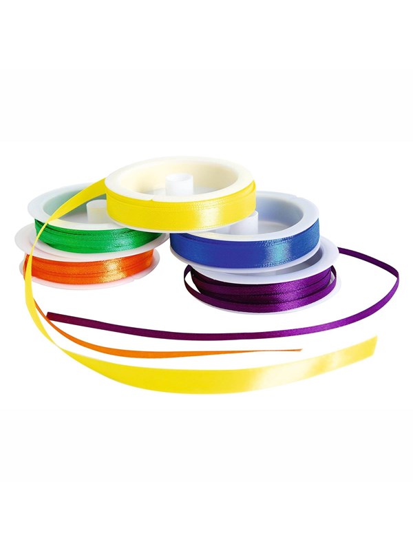 Colorations - Satin Ribbon 16 Spools Colored 120mtr.