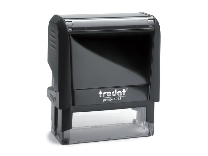 trodat tekststempelmaskin Printy 4.0 4913, svart Levering med kupong for produksjon av enkeltperson (44086)