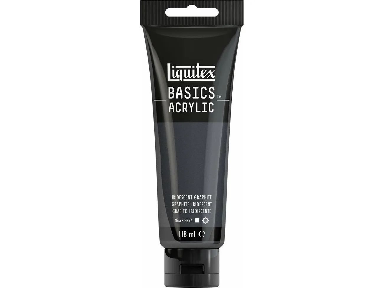 Basics akrylmaling 118 ml iriserende grafitt 049