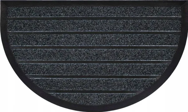 Douceur d`Interieur gummimatte til dør GALETS, halvmåne, PVC, 45 x 75 cm