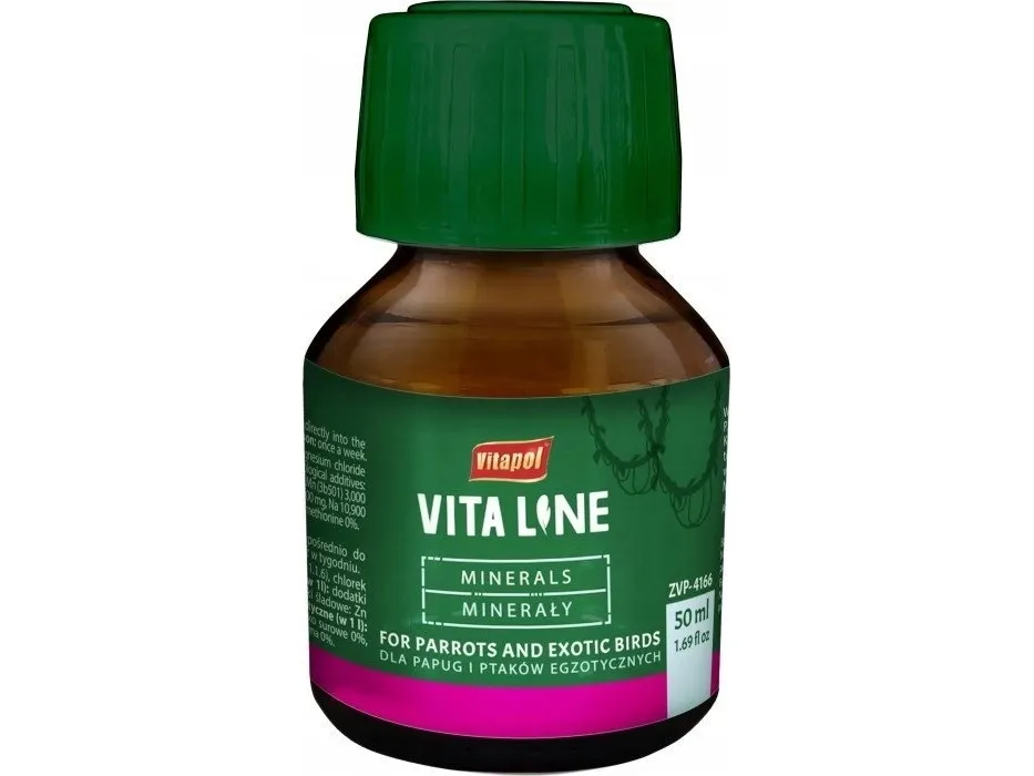 Vitapol Vitaline mineraler for eksotiske fugler 50 ml