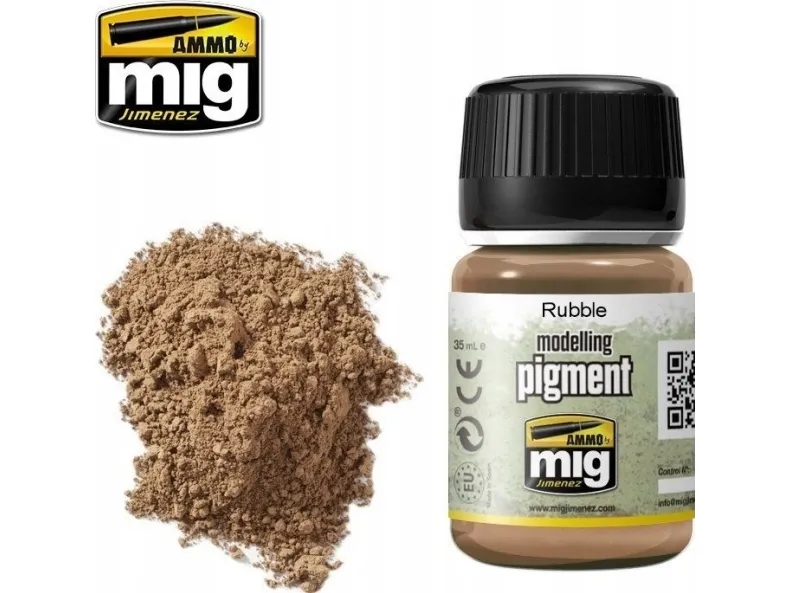 Vallejo Ammo modelleringspigment - Rubbel (35 ml)
