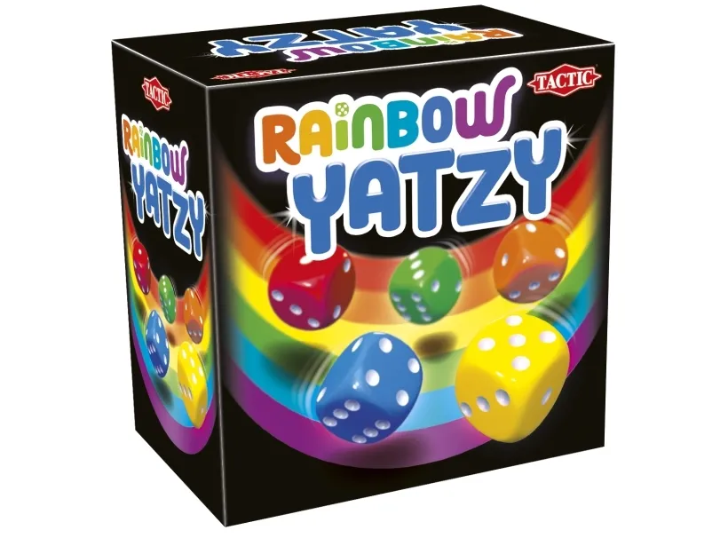 Tactic Rainbow Yatzy, Yatzy, Voksen og barn, Alle kjønn, 6 år, 15 min, Rainbow
