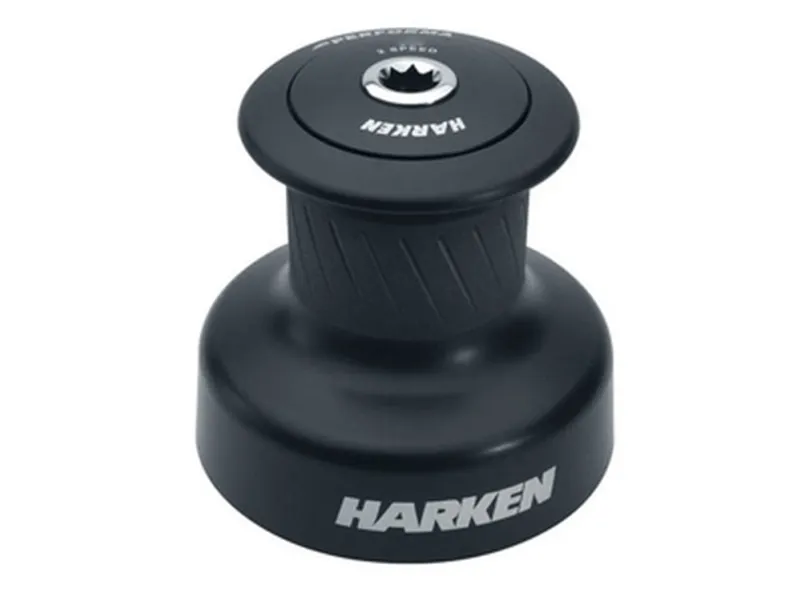 Harken radial spil 35.2PT 2-trinn sort alu.