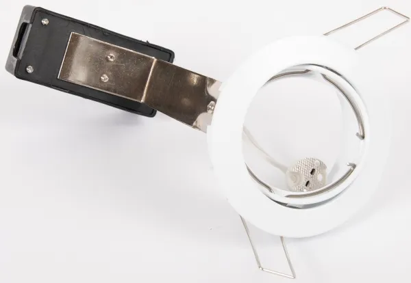 Zamax downlight 35W 12VDC, Ø74 mm, hvid, fatning G5,3, kipbar.