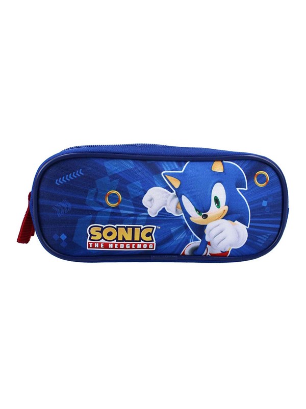 Vadobag Sonic Still Unstoppable Pencil Case 2-Compartment - Blue