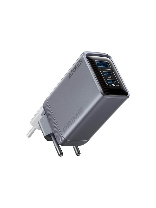 Anker Prime Lader (100W 3 Ports GaNPrime) - Sølv