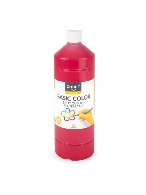 Creall School paint Dark red 1 liter