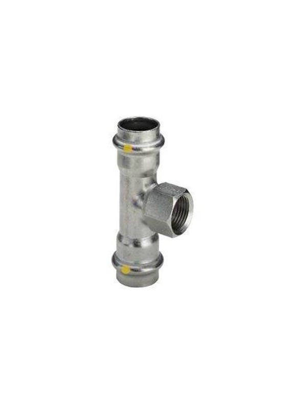 Viega Sanpress Inox Tee 28mm x 1/2" x 28mm stainless steel