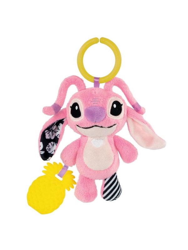 Clementoni Disney Stitch Baby Angel Soft Rattle baby hanging toy