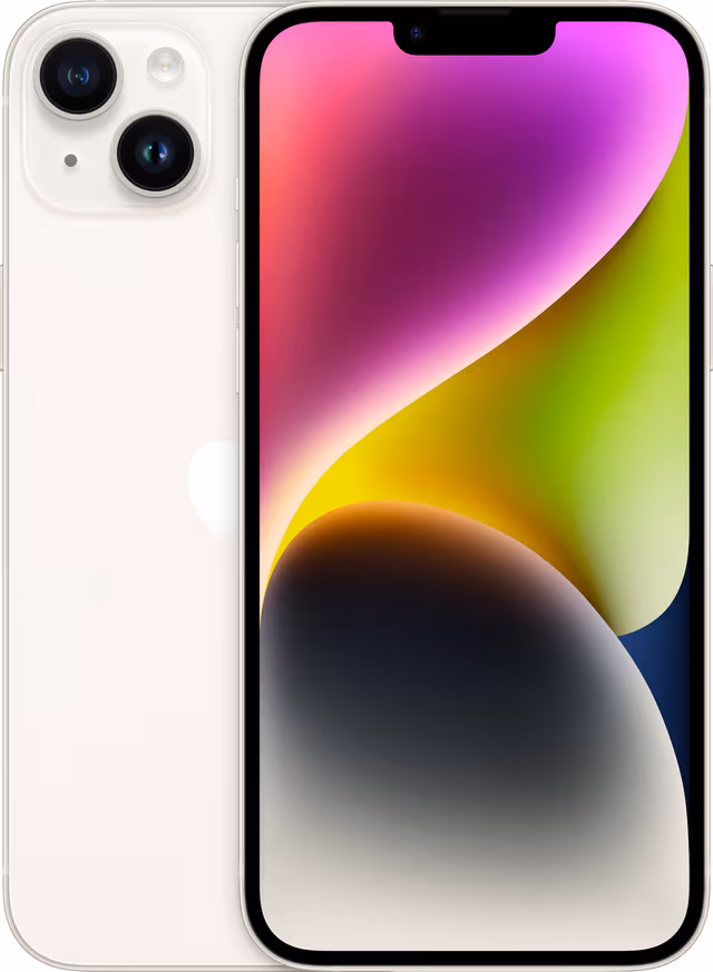 iPhone 14 Plus – 5G smarttelefon 256GB Stjerneskinn