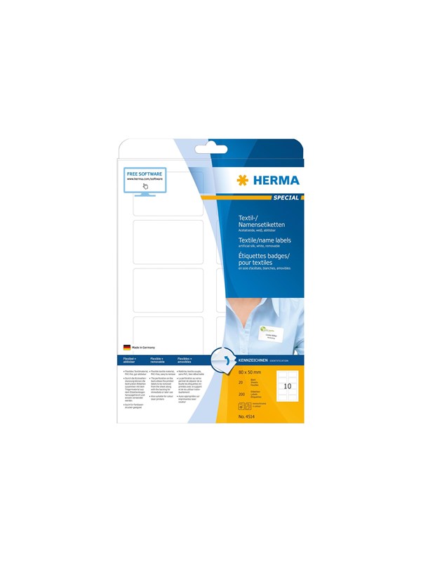HERMA Special Name/textile