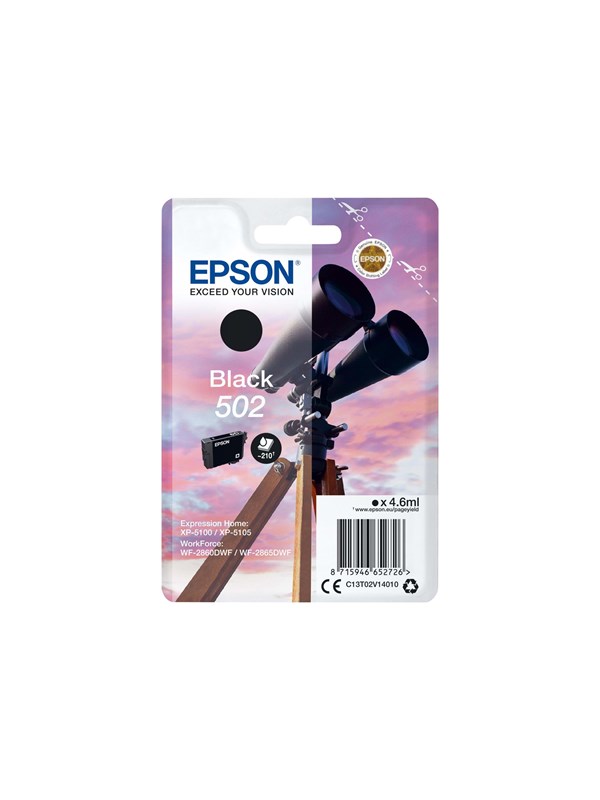 Epson 502 - sort - original - blækpatron