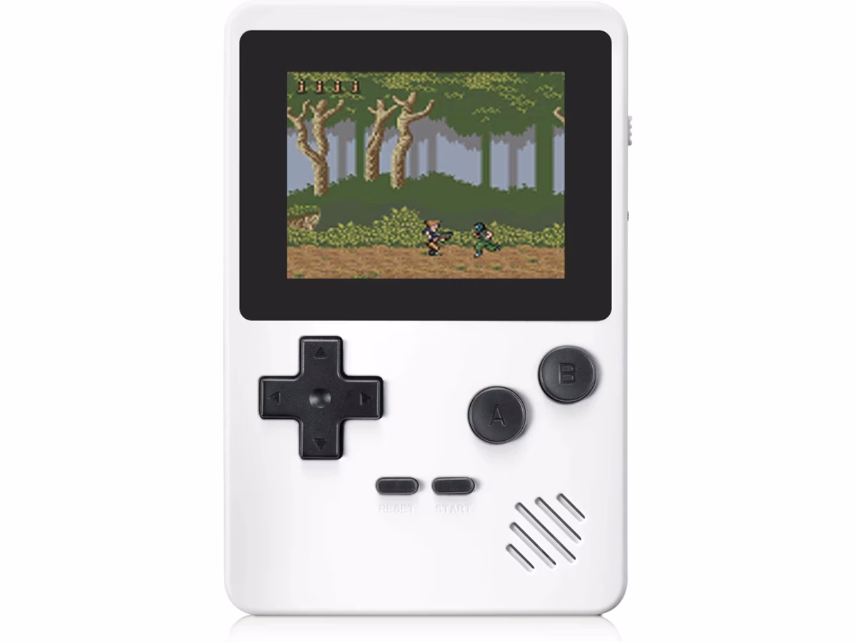 Gaming Tech CT-885 8-bit portabel spillkonsoll (hvit)