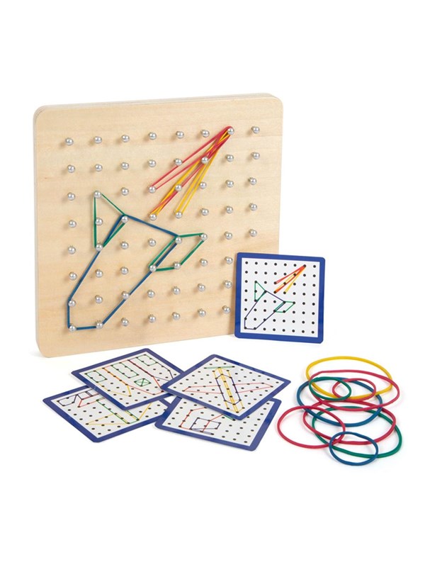 Small Foot - Wooden Geo Board Set