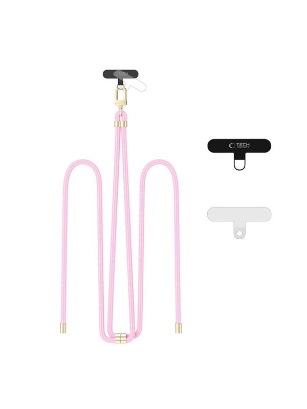 Tech-Protect  C7S Rope Crossbody Strap - Pink