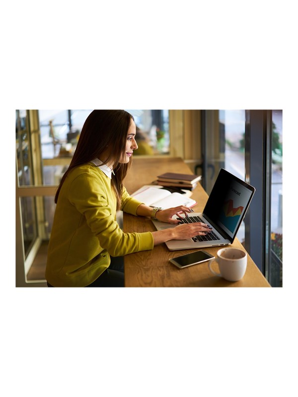 3M - notebook privacy filter - bright screen