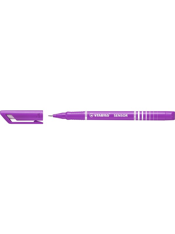 STABILO SENSOR  189/8 set of 8 ass. colours fineliners with cushioned tip adapts to the writing pressure