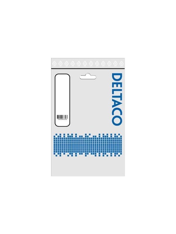 Deltaco DEL-109R - power cable - power CEE 7/7 to hardwire 3-wire - 2 m