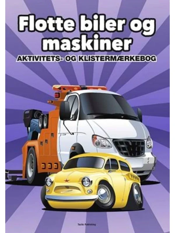Tactic Flotte biler og maskiner aktivitets- og klistermærkebog