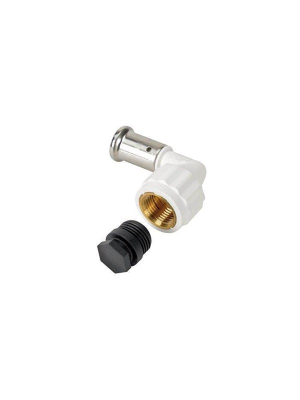 Henco bent 90° female iron adapter 26x3/4