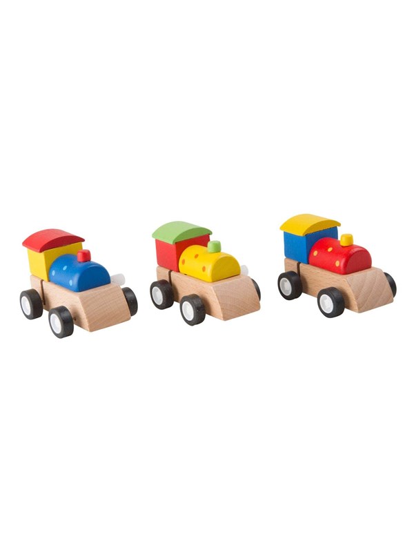 Small Foot - Wooden Train Wind Up per piece