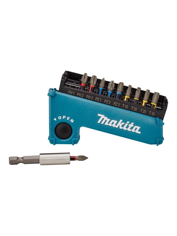 Makita E-03567 Impact Premier Screwdriver Bit Set - 11 Pieces