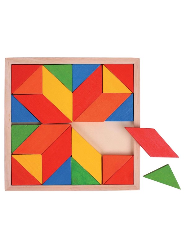 Bigjigs Wooden Mosaic Puzzle 24 pcs.