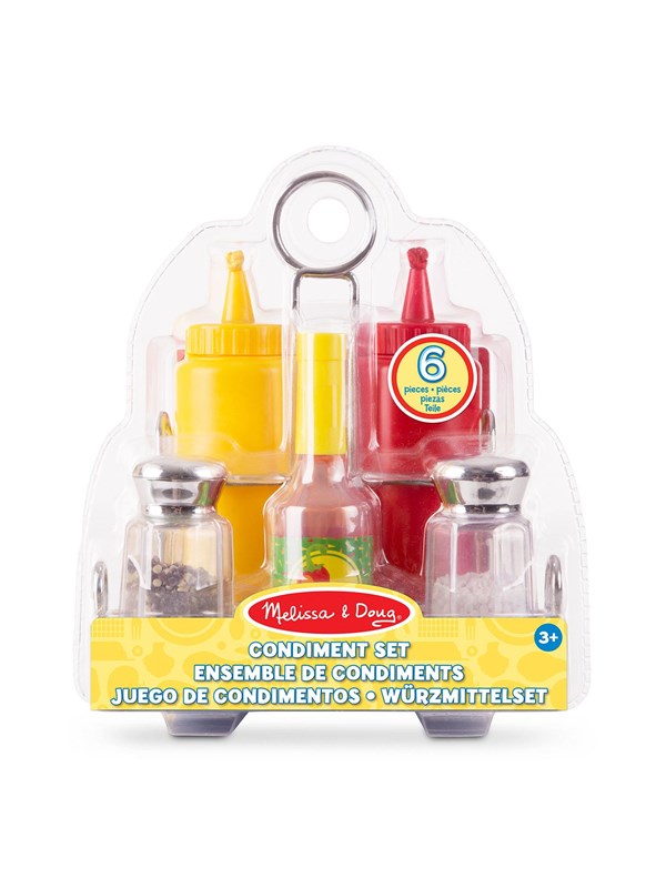Melissa & Doug Play Food Condiments Set