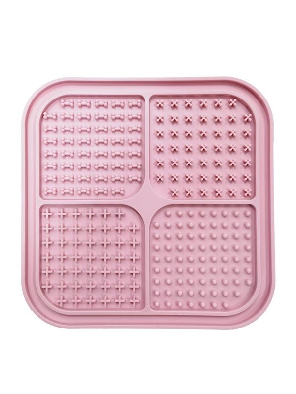 Nordic Paws - Lickmat Puppy - Pink - 20x20cm