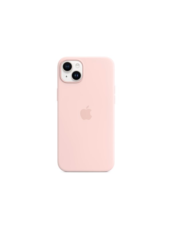 Apple iPhone 14 Plus Silicone Case with MagSafe - Chalk Pink