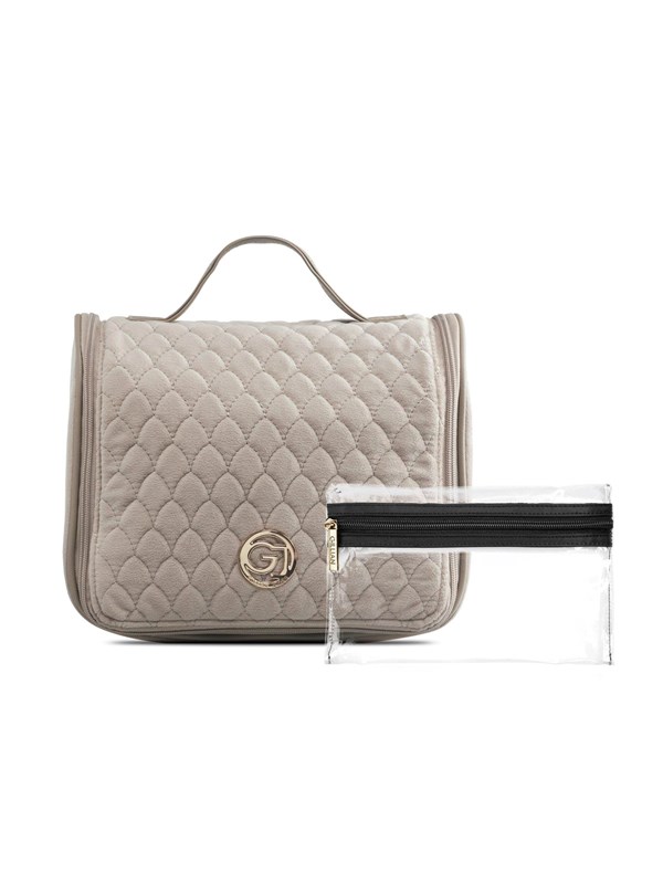 Cimi Gillian Jones - Organizer Cosmetic Bag Beige velour